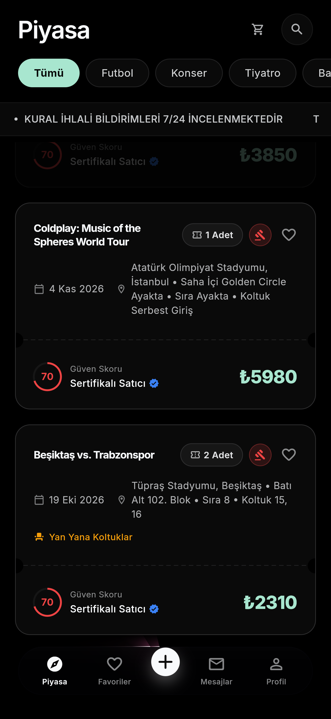Overdra Uygulama Ekranı